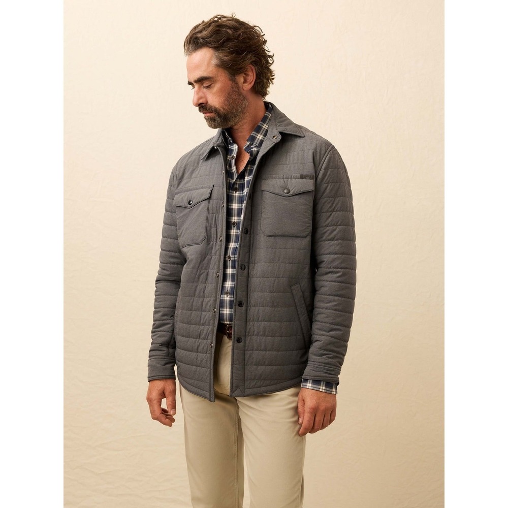 Faherty Atmosphere Packable Jacket - AshSize Medium